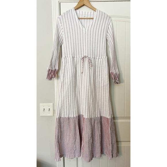 Warm Luca Striped Midi Dress - Picture 4 of 12